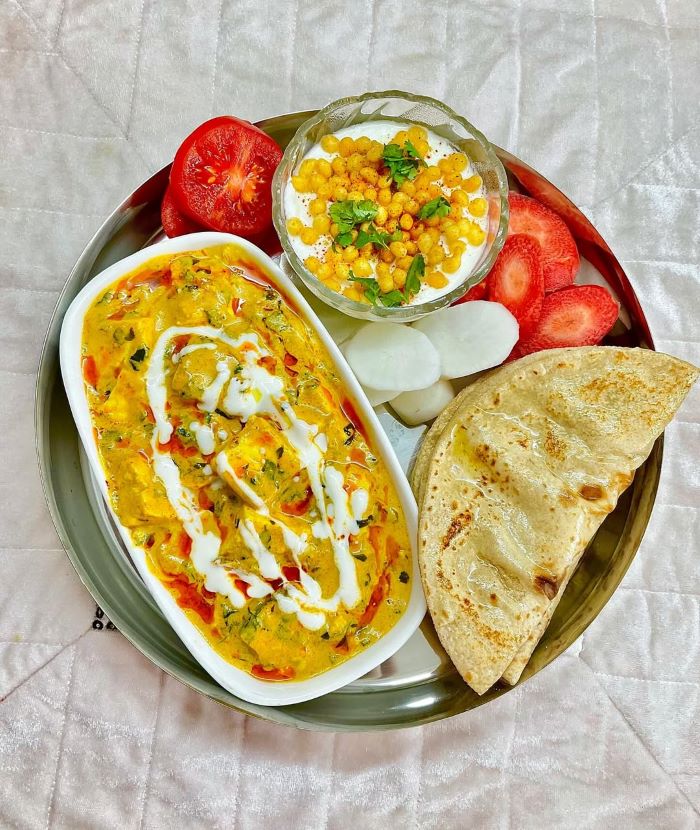 Bánh roti ở Ấn Độ có mùi thơm nhẹ đặc trưng, vị ngọt bùi