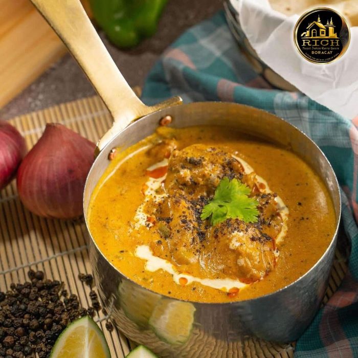 Cà ri Ấn Độ với các nguyên liệu khác nhau