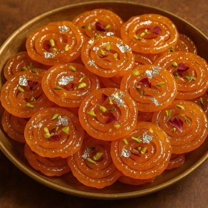 Màu đẹp mắt của những chiếc bánh Jalebi
