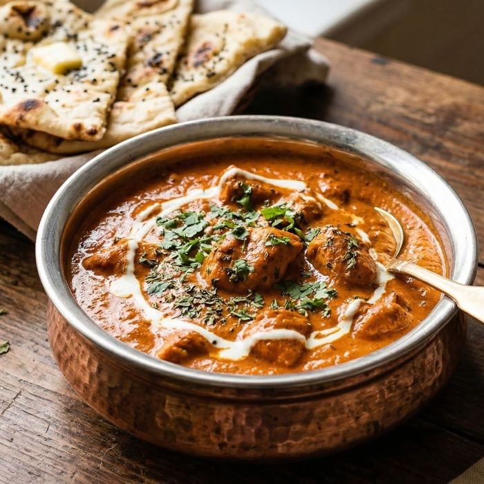 Món gà bơ mang hương vị đặc trưng ở Ấn Độ