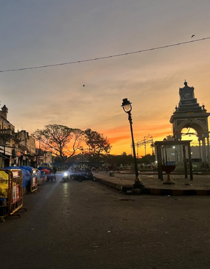 Khung cảnh của Karnataka hoàng hôn tuyệt đẹp
