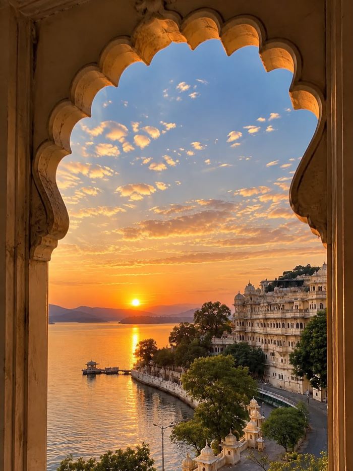 Địa điểm ngắm hoàng hôn tuyệt đẹp khi du lịch Udaipur Ấn Độ