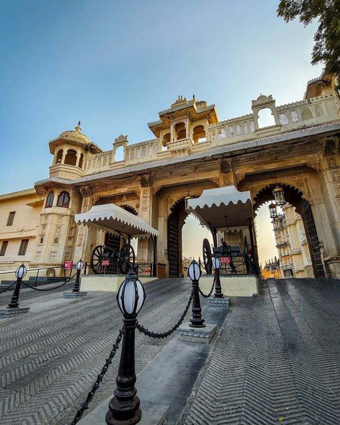 Cung điện Thành phố Udaipur Ấn Độc kết hợp giữa nghệ thuật và kiến ​​trúc