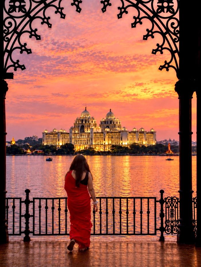 Hyderabad vào chiều hoàng hôn siêu đẹp